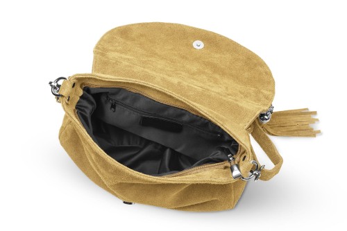 Torebka Skórzana Chlebak Vera Pelle Zamszowa Miodowa (6).jpg