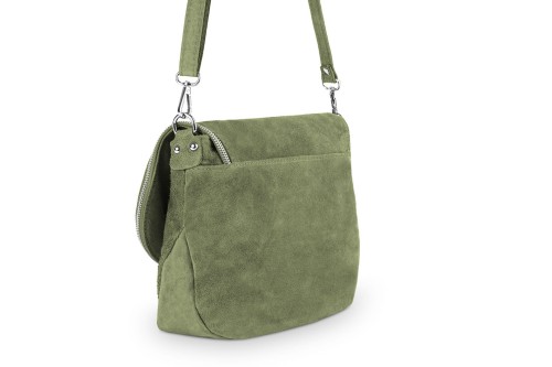 Torebka Skórzana Chlebak Vera Pelle Zamszowa Oliwka (5).jpg