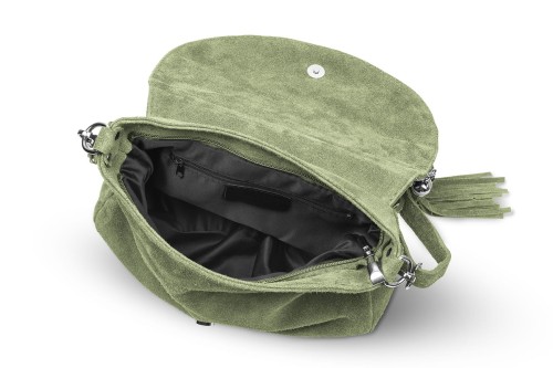 Torebka Skórzana Chlebak Vera Pelle Zamszowa Oliwka (6).jpg