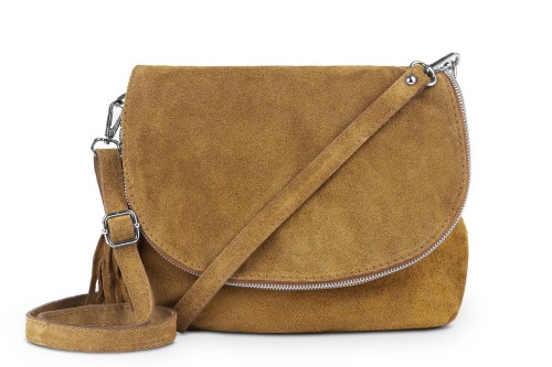 Torebka Skórzana Chlebak Vera Pelle Zamszowa Ruda (2).jpg