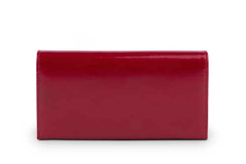 Portfel damski Skórzany VerMari RFID Ochrona kart  Czerwony (3).jpg