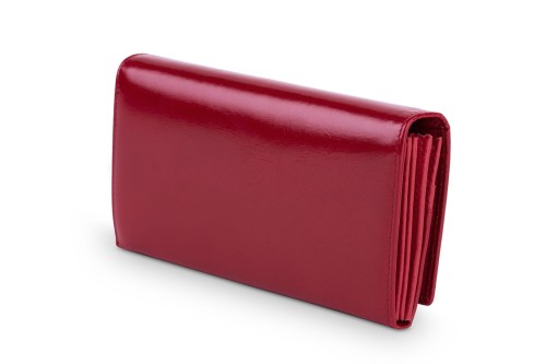 Portfel damski Skórzany VerMari RFID Ochrona kart  Czerwony (4).jpg