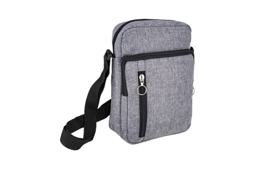 Torba Męska listonoszka Nieprzemakalna Szara (3).jpg