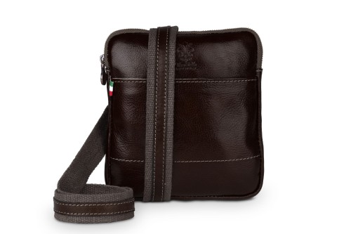 Listonoszka Skórzana Męska Ciemny Brąz (6).jpg