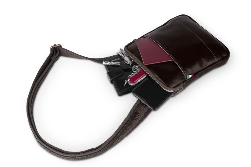 Listonoszka Skórzana Męska Ciemny Brąz (7).jpg