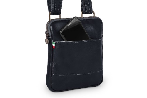 Listonoszka Skórzana Męska Granatowa (5).jpg