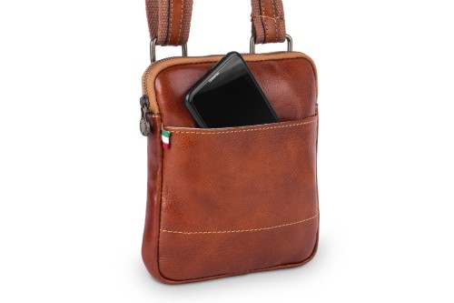 Listonoszka Skórzana Męska Miedziana (5).jpg