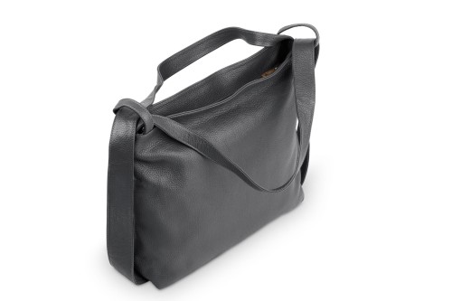 Torba Plecak Damska Skórzana Vera Pelle Antracyt (3).jpg