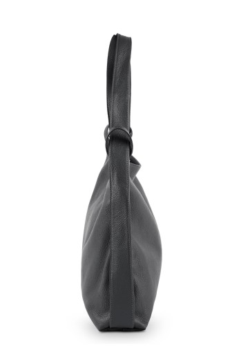 Torba Plecak Damska Skórzana Vera Pelle Antracyt (4).jpg