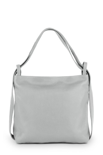 Torba Plecak Damska Skórzana Vera Pelle Szara (1).jpg