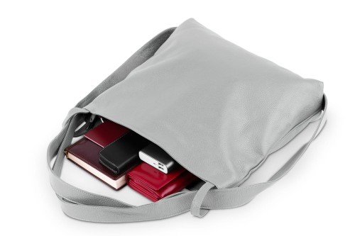 Torba Plecak Damska Skórzana Vera Pelle Szara (5).jpg