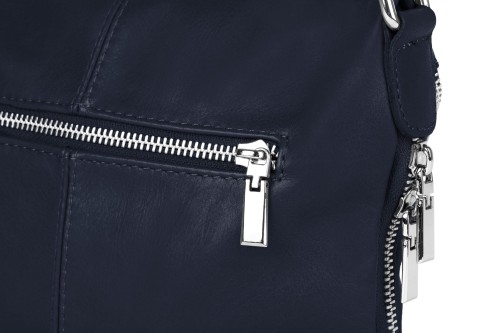 Torebka Damska Skórzana Vera Pelle Granatowa (4).jpg