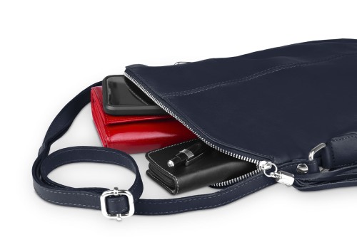 Torebka Damska Skórzana Vera Pelle Granatowa (8).jpg