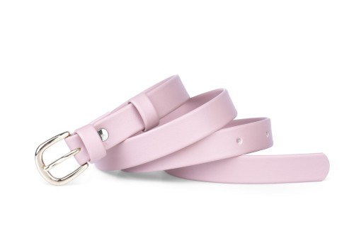 Pasek damski klasyczny Pudrowy Róż (4).jpg