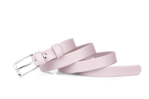 Pasek damski klasyczny Pudrowy Róż (2).jpg