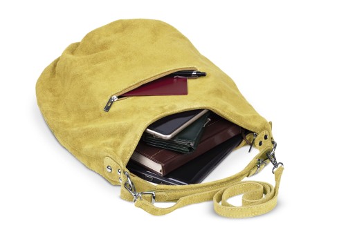 Torba Skórzana Vera Pelle Zamszowy Worek Szafranowa (2).jpg