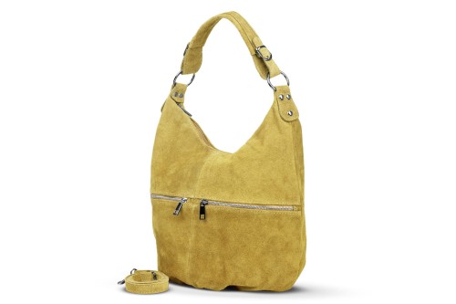 Torba Skórzana Vera Pelle Zamszowy Worek Szafranowa (8).jpg