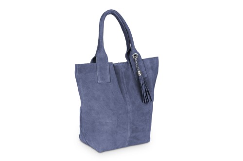 Torba Skórzana Vera Pelle Zamszowy Worek Stalowa (3).jpg