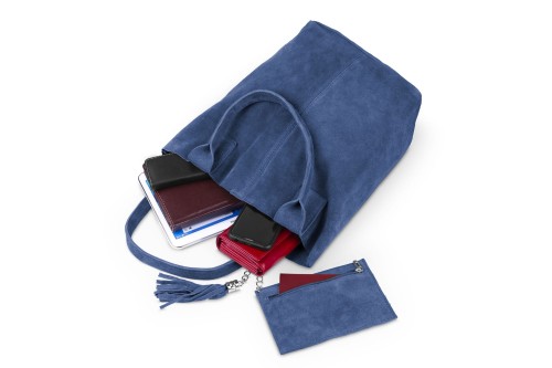 Torba Skórzana Vera Pelle Zamszowy Worek Jeansowa (6).jpg