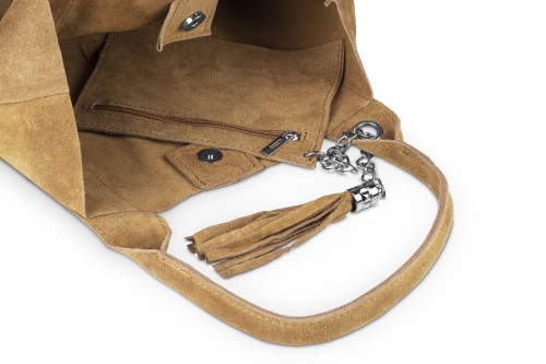 Torba Skórzana Vera Pelle Zamszowy Worek Ruda (4).jpg