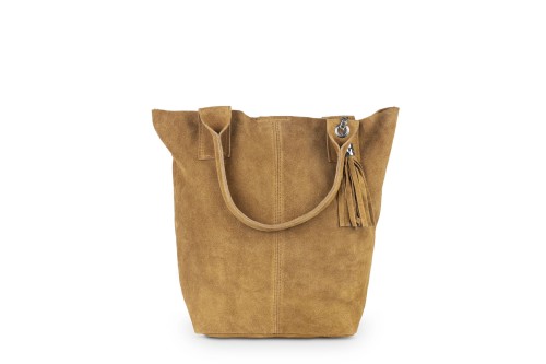 Torba Skórzana Vera Pelle Zamszowy Worek Ruda (5).jpg