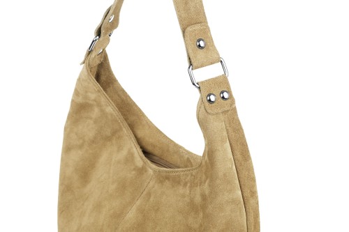 Torba Skórzana Vera Pelle Zamszowy Worek Camel (5).jpg