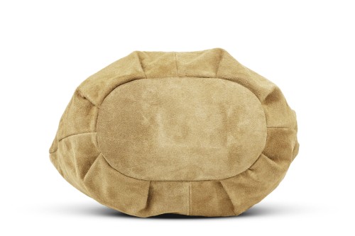 Torba Skórzana Vera Pelle Zamszowy Worek Camel (8).jpg