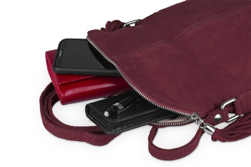 Torebka Damska Skórzana Vera Pelle Bordowa (10).jpg