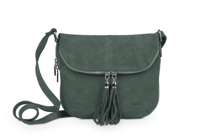 Torebka Damska Skórzana Vera Pelle Butelkowa