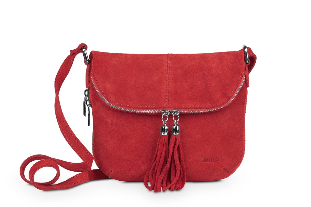 Torebka Damska Skórzana Vera Pelle Czerwona (1).jpg