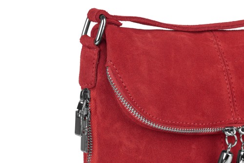 Torebka Damska Skórzana Vera Pelle Czerwona (4).jpg