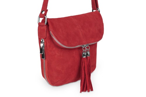 Torebka Damska Skórzana Vera Pelle Czerwona (7).jpg