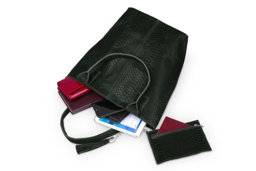 Torba Skórzana Vera Pelle Żmija Worek Butelkowa (4).jpg