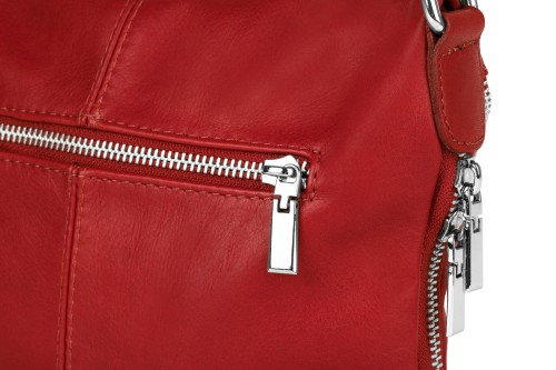 Torebka Damska Skórzana Vera Pelle Czerwona (4).jpg