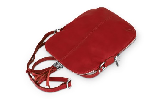 Torebka Damska Skórzana Vera Pelle Czerwona (7).jpg