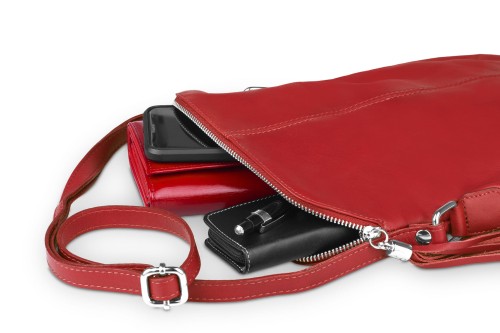 Torebka Damska Skórzana Vera Pelle Czerwona (8).jpg