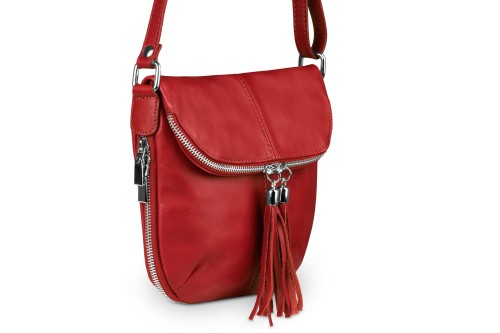 Torebka Damska Skórzana Vera Pelle Czerwona (10).jpg