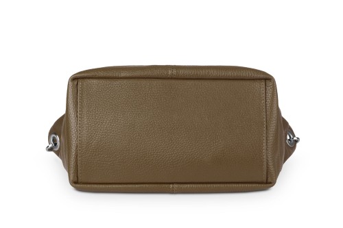 Torebka Skórzana Klasyczna Vera Pelle Trapez Koniak (8).jpg