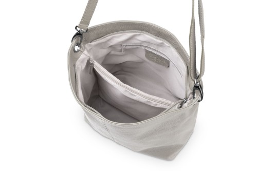 Torebka Skórzana Klasyczna Vera Pelle Trapez Taupe (6).jpg