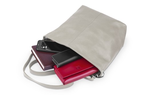 Torebka Skórzana Klasyczna Vera Pelle Trapez Taupe (7).jpg