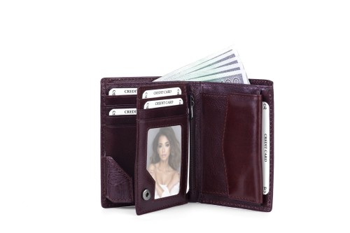 Portfel męski Skórzany Albatross Brązowy (8).jpg