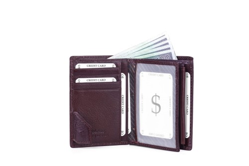 Portfel męski Skórzany Albatross Brązowy (10).jpg