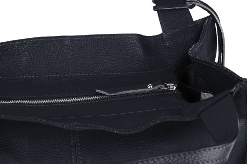 Torba Skórzana Piggy Vera Pelle Granatowa.jpg