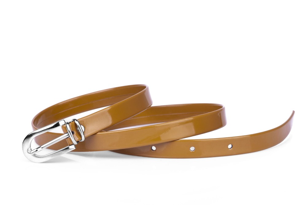 Pasek damski klasyczny rudy lakier (1).jpg