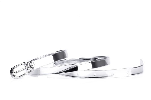 Pasek damski klasyczny srebrny lakier (1).jpg