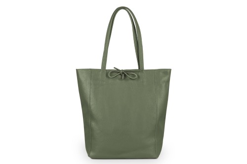 Torba Skórzana Vera Pelle Worek Khaki (1).jpg