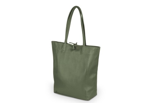 Torba Skórzana Vera Pelle Worek Khaki (4).jpg