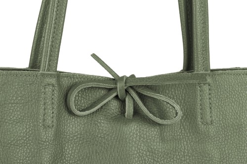Torba Skórzana Vera Pelle Worek Khaki (5).jpg