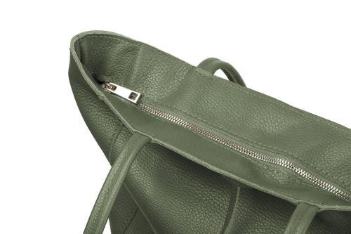 Torba Skórzana Vera Pelle Worek Khaki (7).jpg