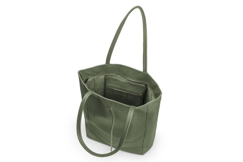 Torba Skórzana Vera Pelle Worek Khaki (10).jpg